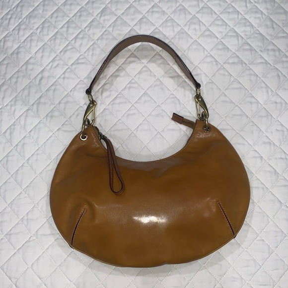 Authentic Vintage Gucci leather crescent hobo shoulder bag - Picture 10 of 12